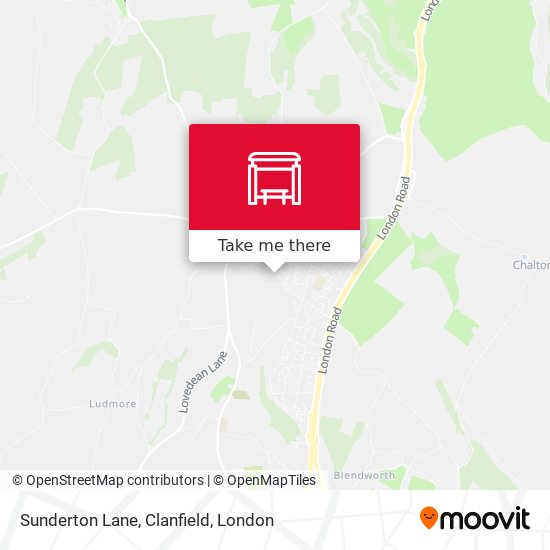 Sunderton Lane, Clanfield map