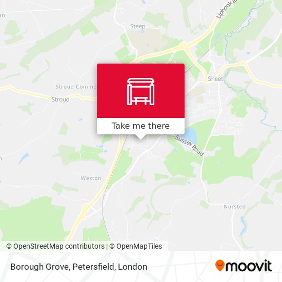 Borough Grove, Petersfield map
