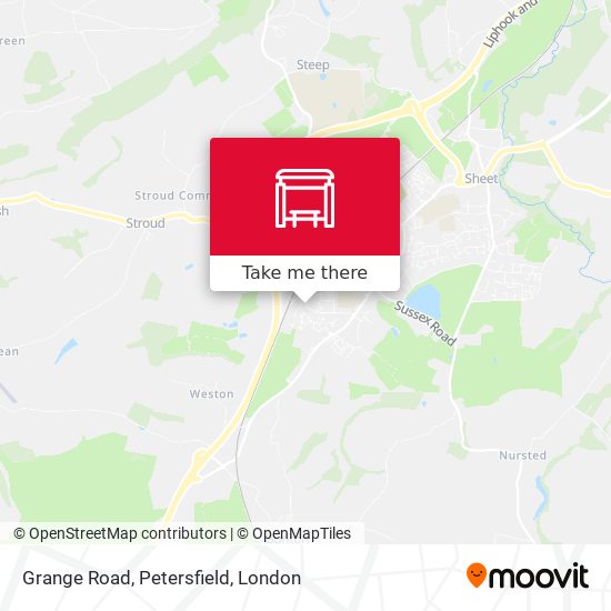 Grange Road, Petersfield map