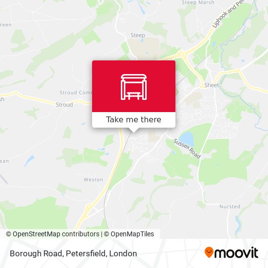 Borough Road, Petersfield map