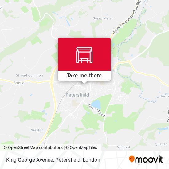 King George Avenue, Petersfield map