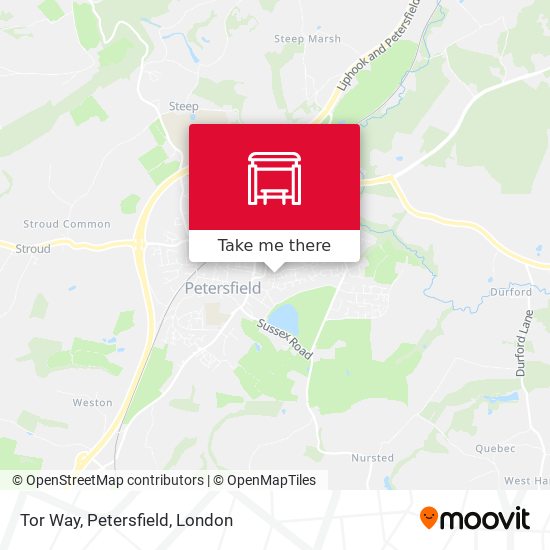Tor Way, Petersfield map