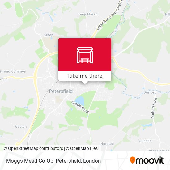 Moggs Mead Co-Op, Petersfield map