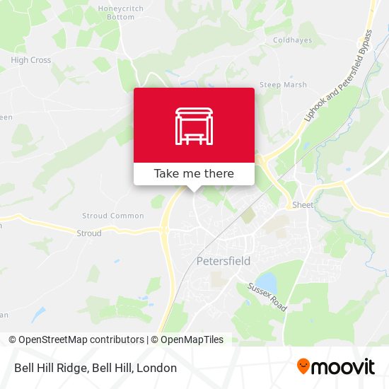 Bell Hill Ridge, Bell Hill map