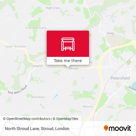 North Stroud Lane, Stroud map