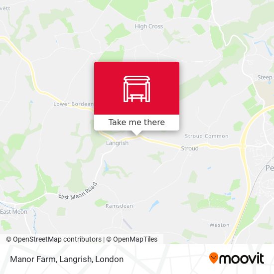 Manor Farm, Langrish map