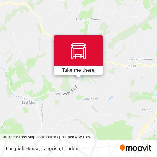 Langrish House, Langrish map