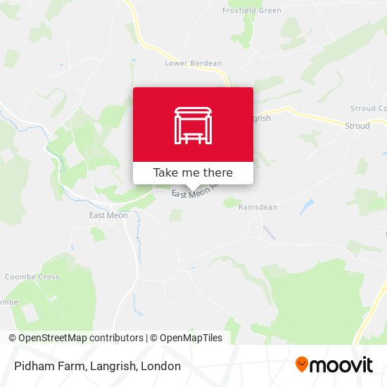 Pidham Farm, Langrish map