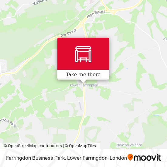 Farringdon Business Park, Lower Farringdon map