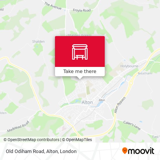 Old Odiham Road, Alton map