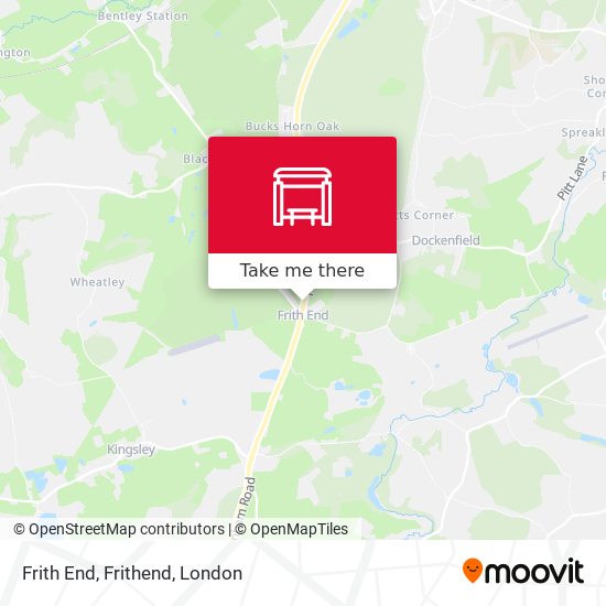 Frith End, Frithend map