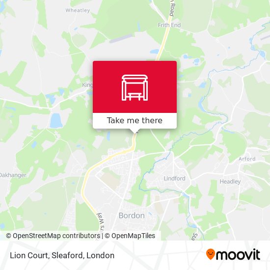 Lion Court, Sleaford map