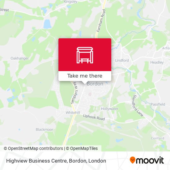 Highview Business Centre, Bordon map