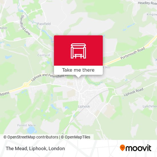 The Mead, Liphook map
