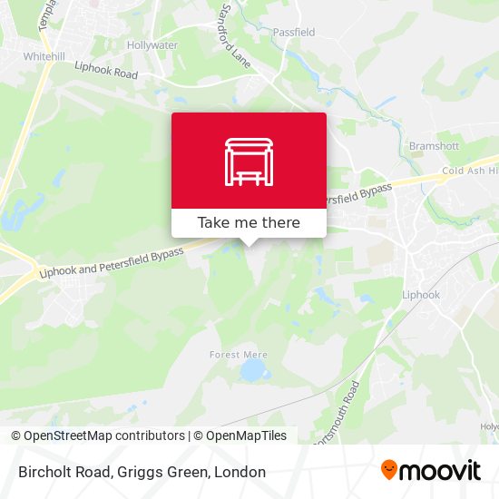 Bircholt Road, Griggs Green map