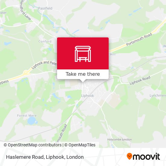 Haslemere Road, Liphook map