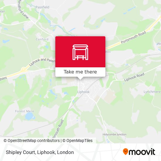 Shipley Court, Liphook map