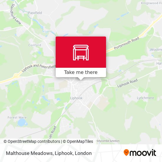 Malthouse Meadows, Liphook map