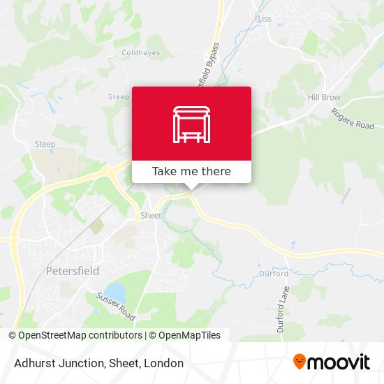 Adhurst Junction, Sheet map