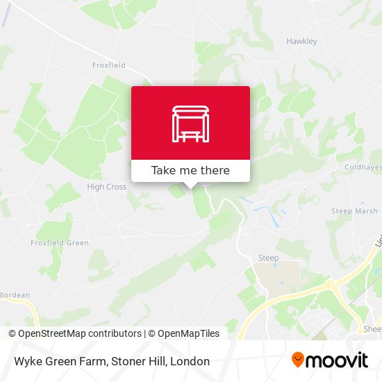 Wyke Green Farm, Stoner Hill map