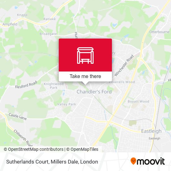 Sutherlands Court, Millers Dale map