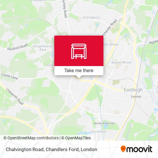 Chalvington Road, Chandlers Ford map