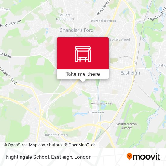 Nightingale School, Eastleigh map