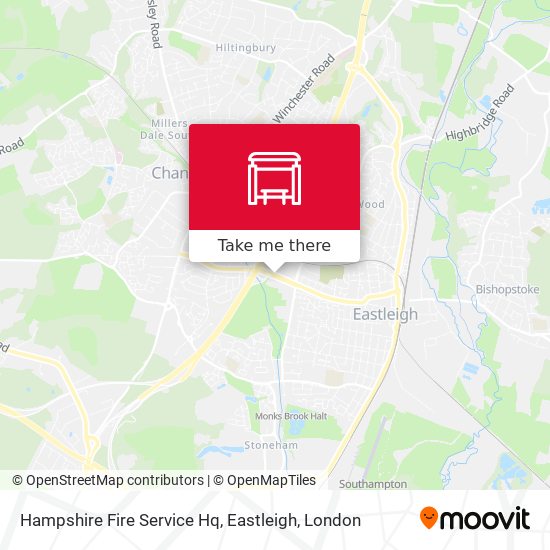 Hampshire Fire Service Hq, Eastleigh map
