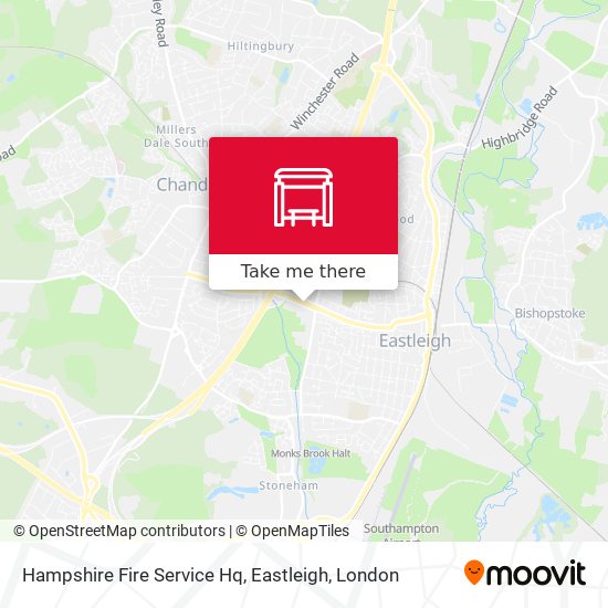 Hampshire Fire Service Hq, Eastleigh map