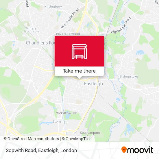 Sopwith Road, Eastleigh map