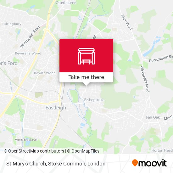 St Mary's Church, Stoke Common map