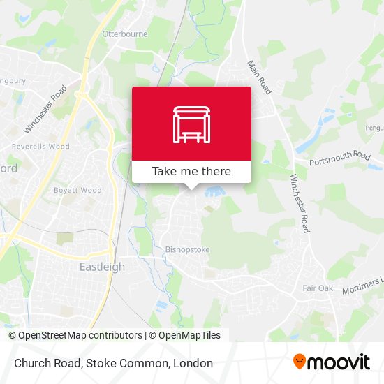 Church Road, Stoke Common map
