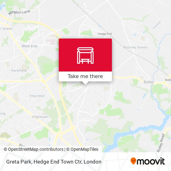 Greta Park, Hedge End Town Ctr map