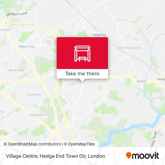 Village Centre, Hedge End Town Ctr map