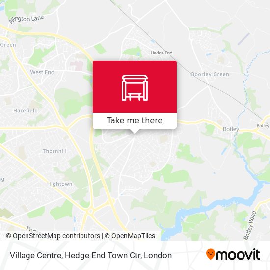 Village Centre, Hedge End Town Ctr map
