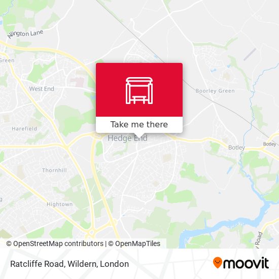Ratcliffe Road, Wildern map