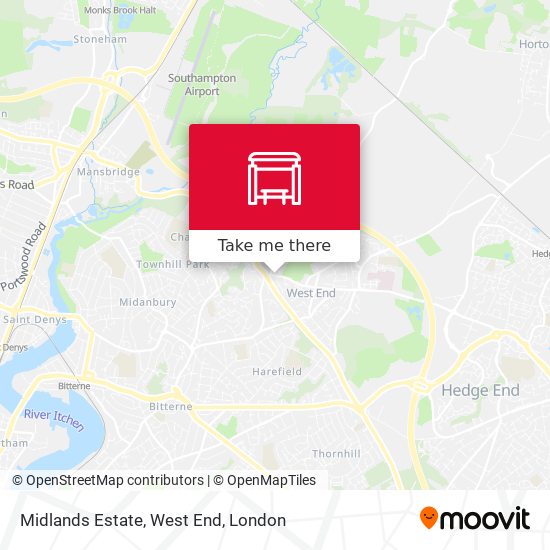 Midlands Estate, West End map