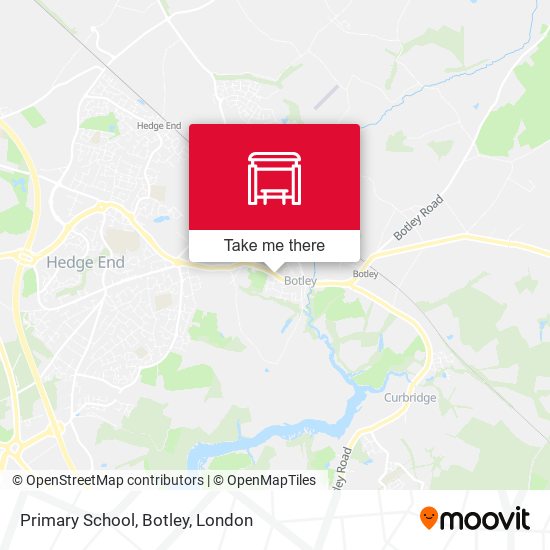 Primary School, Botley map