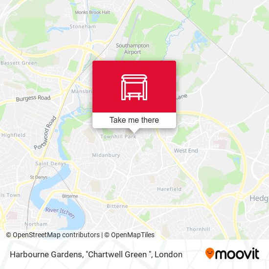 Harbourne Gardens, "Chartwell Green " map