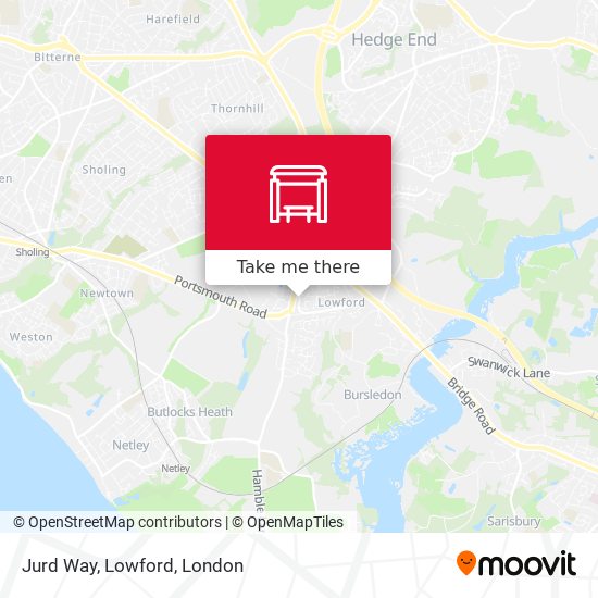 Jurd Way, Lowford map