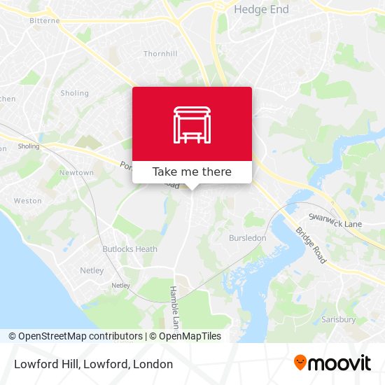 Lowford Hill, Lowford map