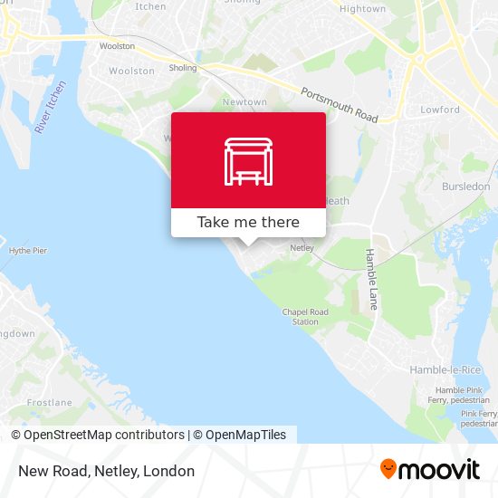 New Road, Netley map