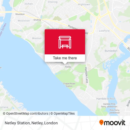 Netley Station, Netley map