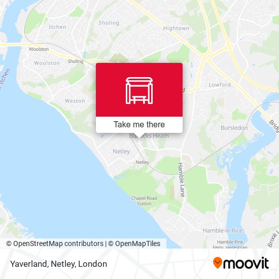 Yaverland, Netley map
