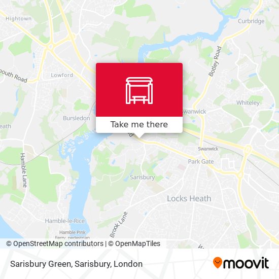 Sarisbury Green, Sarisbury map