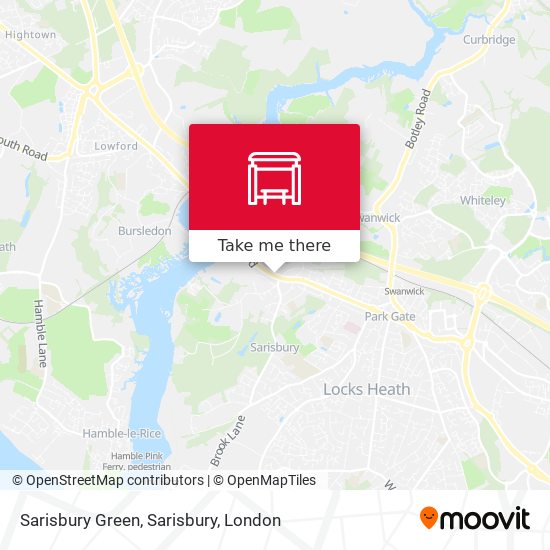 Sarisbury Green, Sarisbury map