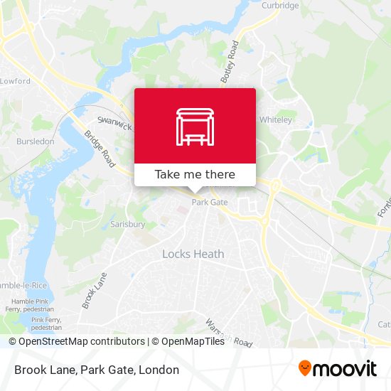 Brook Lane, Park Gate map