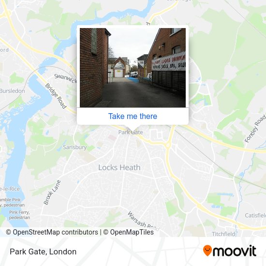 Park Gate map