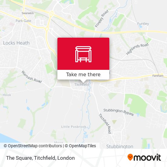 The Square, Titchfield map