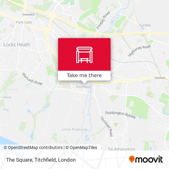 The Square, Titchfield map